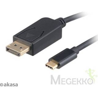 👉 Zwart Akasa AK-CBCA11-18BK USB-kabel 1,8 m USB C 4710614538511