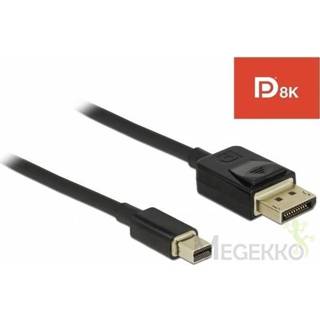 👉 DisplayPort kabel zwart DeLOCK 84927 1 m Mini 4043619849277