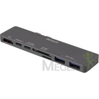 👉 Docking Deltaco USBC-1290 notebook dock & poortreplicator USB 3.2 Gen 1 (3.1 1) Type-C 7333048037312