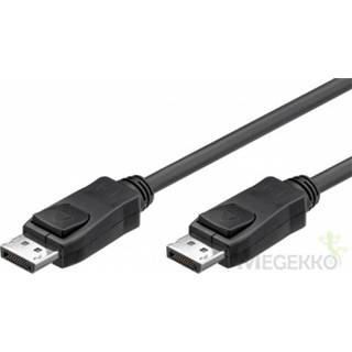 👉 DisplayPort kabel zwart Goobay 66824 7,5 m 4040849668241