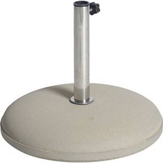 👉 Parasolvoet grijs Granieten Tuinmeubelen Max & Luuk | Concrete 25-44 mm 30 kg Light Grey 8716839915669