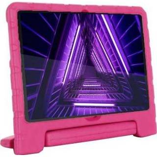 👉 Kids proof hoesje roze kinderen Lenovo Tab M10 Plus Case Classic - 8720007833419