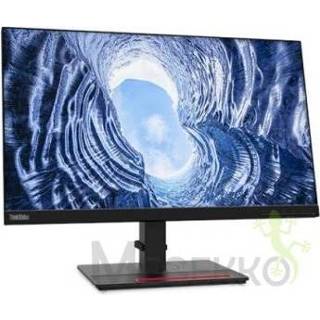 👉 Zwart Lenovo ThinkVision T24h-20 60,5 cm (23.8 ) 2560 x 1440 Pixels WQHD LCD 194552419042