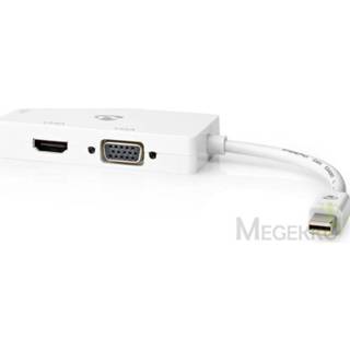 👉 Mini-DisplayPort Multipoort-Adapterkabel | Male - VGA Female + DVI-D 24+1-Pins Fema 5412810326495