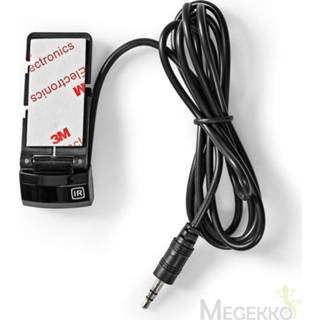 👉 Afstandsbediening zwart IR-Extender voor Afstandsbedieningen | 30 - 60 KHz 3 Apparaten 7,0 m Bereik 5412810326273