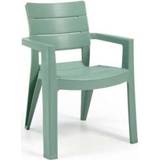 Stapel stoel kunststof groen Allibert stapelstoel Ibiza - lichtgroen Leen Bakker 8711245141022