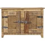 👉 Wastafel kast hout bruin mannen Wastafelkast Jarn - mangohout 60x88x31 cm Leen Bakker 4055195250705