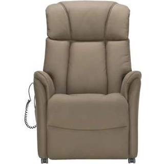 👉 Relax fauteuil stof bruin Relaxfauteuil Nebraska - Leen Bakker 8714901496832