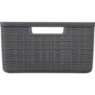 👉 Mand grijs donkergrijs mannen Curver Jute mandje M 12L 3253921905078 2900077216015