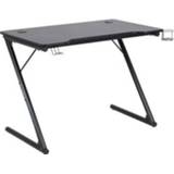 👉 Melamine zwart Gamebureau Husi - 74x100x60 cm Leen Bakker 5713941124210