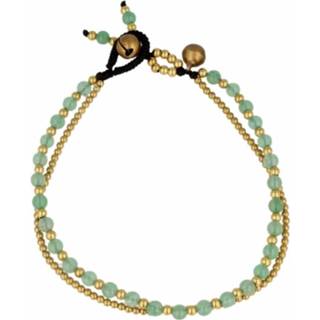 👉 Enkelband groen aventurijn Enkelbandje Gipsy-stijl 8718561064165
