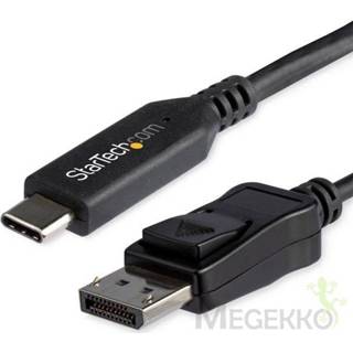 👉 Kabel adapter zwart StarTech.com CDP2DP141MB video 1 m DisplayPort USB C