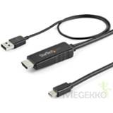 👉 Kabel adapter zwart StarTech.com HD2MDPMM2M video 2 m HDMI Type A (Standaard) Mini DisplayPort