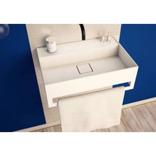 👉 Wastafel wit mat solid surface rechthoekig blinc SSI Design 60TB 60x40x20cm 6013916741756