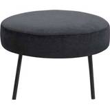 👉 Poef stof zwart Beethoven - 38x55 cm Leen Bakker 8714901722719