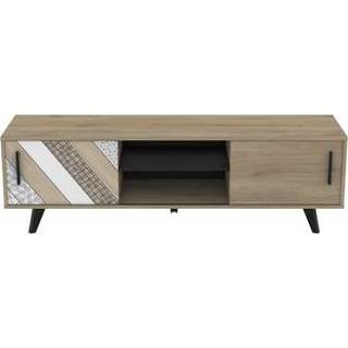 Spaanplaat bruin Demeyere tv-meubel Helsinki - Leen Bakker 3397702856200