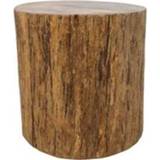 👉 Bijzettafel teakhout bruin HSM Collection Bora - naturel 45x45 cm Leen Bakker 8719956077548