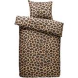 Dekbed overtrek satijn katoen bruin Royal dekbedovertrek Maxime - 140x250 cm Leen Bakker 8714901741031