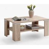 Salon tafel melamine bruin Salontafel Bastia - eikenkleur 100x46x60 cm Leen Bakker 4029494101204