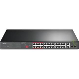 👉 Netwerk-switch grijs TP-LINK TL-SL1226P Unmanaged Fast Ethernet (10/100) 1U Power over (PoE 6935364089443