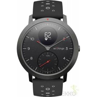 👉 Smartwatch zwart steel Withings HR Sport Analoog 3700546704475