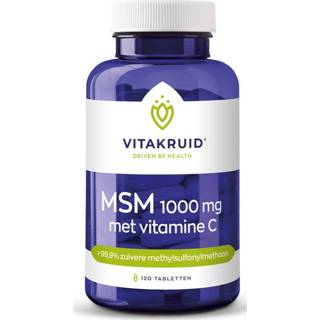 👉 Vitamine C tablet MSM gezondheid Vitakruid 1000mg met Tabletten 8717438691329