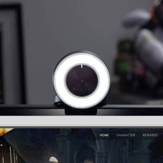👉 Webcam zwart Razer Kiyo 1080P Desktop Streaming Camera with Multi-step Ring Light Lamp for Tik Tok Live Black