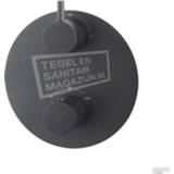 👉 Thermostaat zwart Afbouwdeel Wiesbaden Caral 2 Weg Rond Mat 8719956089572