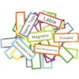 👉 Whiteboard Magnetic Dry Erase Labels Stickers Name Tags Shelf 10 Colors 3.15x1.18 inch Bendable Magnet Strips