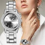 👉 Watch zilver vrouwen Reloj mujer silver for woman fashion rhinestone women Quartz luxury wristwatch ladies relogio feminino