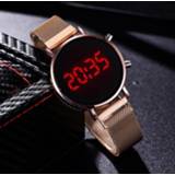 👉 Watch vrouwen New Fashion Women Touch Screen LED Watches Magnetic Mesh Belt Female Electronic Clock Digital Wristwatches for Gift