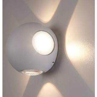👉 Wandlamp grijs aluminium CE warm wit LED Austin 4 Watt 3000K Lichts IP54 spatwaterbestendig 3 jaar garantie 7439628443440