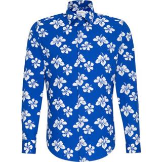 👉 Shirt male blauw Business Slim