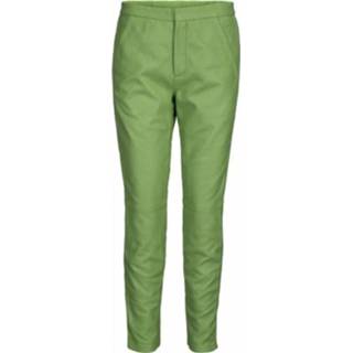 👉 Broek leather vrouwen groen trousers