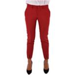 👉 Broek vrouwen rood Trousers