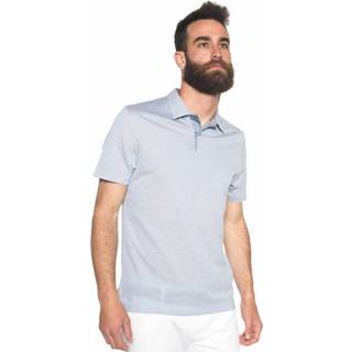 👉 Poloshirt male blauw Polo shirt