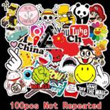 Laptop sticker meisjes 100Pcs Custom Stickers Cartoon Cute Label Bomb Girls 50Pcs Scrapbooking