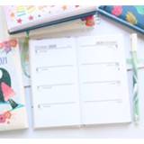 👉 Agenda Domikee cute 2020-2021year calendar office school personal weekly planner pocket hardcover organizer notebook stationery