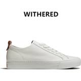 👉 Shoe wit cowhide leather vrouwen Withered summer casual shoes women england simple white genuine sneakers woman