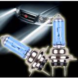 👉 Hoofdlamp blauw wit NEW 2pcs H7 6000K Gas Halogen Headlight Blue Housing Provides White Light Lamp Bulbs 55W 12V Automotive Headlights Ultra quartz