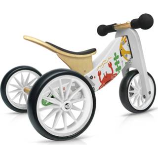 👉 Kinderfeet active kinderen Kinderfeets TinyTot 2-in-1 Fiets (Kleur: Sage)