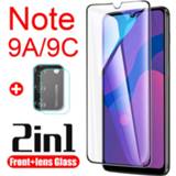 👉 Screenprotector glas Protective glass honor 9a for huawei honor9c 9c screen protector armored honor9a tempered 9 a c a9 c9 with camera lens 2in1