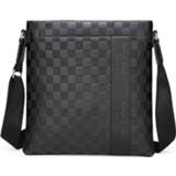 👉 Messenger bag Hot Fashion shoulder bags Lowest prices sale men's casual Plaid business briefcase Korean style LJ-112