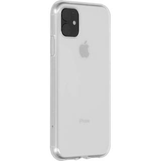 👉 Unisex transparant unicolor TPU Softcase Backcover voor de iPhone 11 - 8719295364088