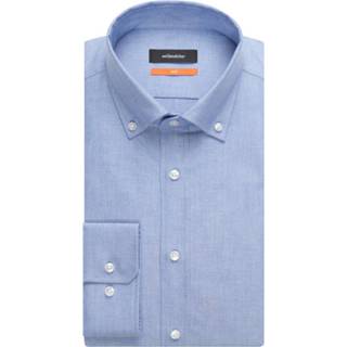 👉 Shirt male blauw Business Slim