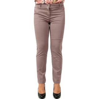 👉 Broek vrouwen beige Trousers 8052997591520
