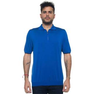 👉 Short sleeve XL male blauw polo shirt