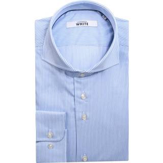 👉 Overhemd male blauw slimfit streep