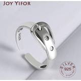 👉 Riem zilver vrouwen Wave Ring Real 925 Sterling Silver belt Fine Jewelry For Charm Women Birthday party Accessories Gift