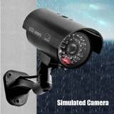 Dummycamera rood Fake Dummy Camera Security CCTV Outdoor Waterproof Emulational Decoy IR LED Flashing Red Video Surveillance